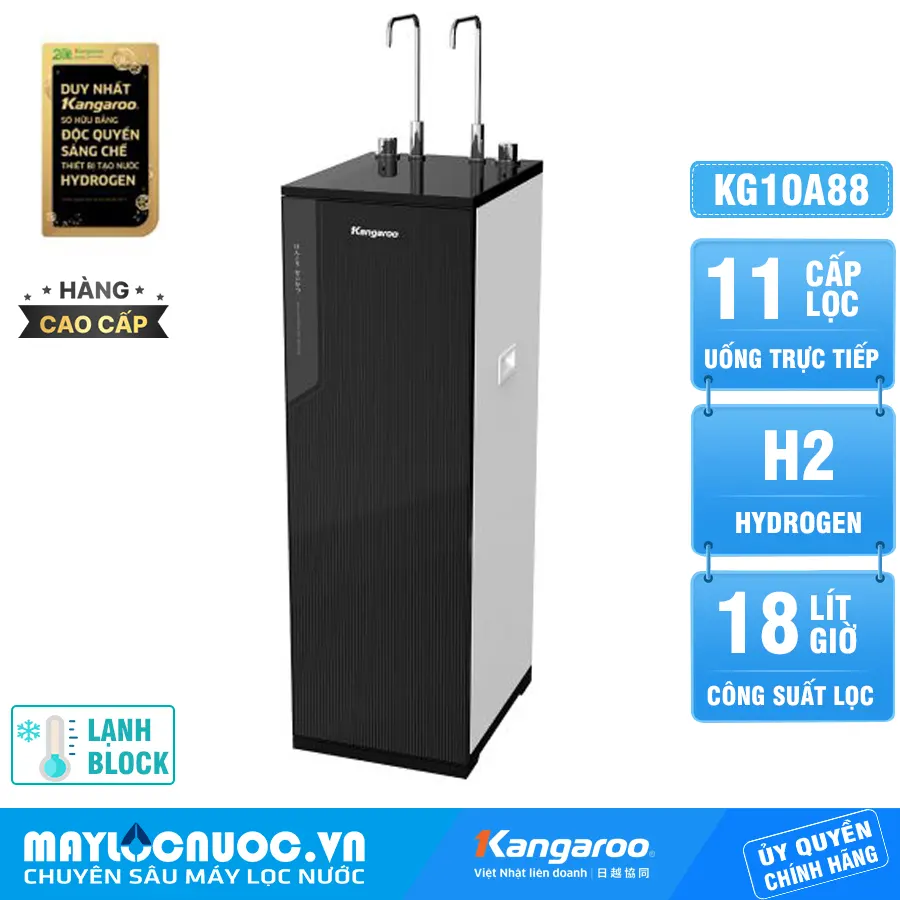 Máy lọc nước Kangaroo Hydrogen KG10A88 - 11 Lõi Lọc