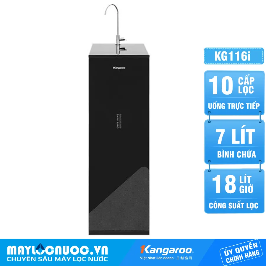 Máy lọc nước Kangaroo KG116i - 10 Lõi - Mẫu Mới 2025