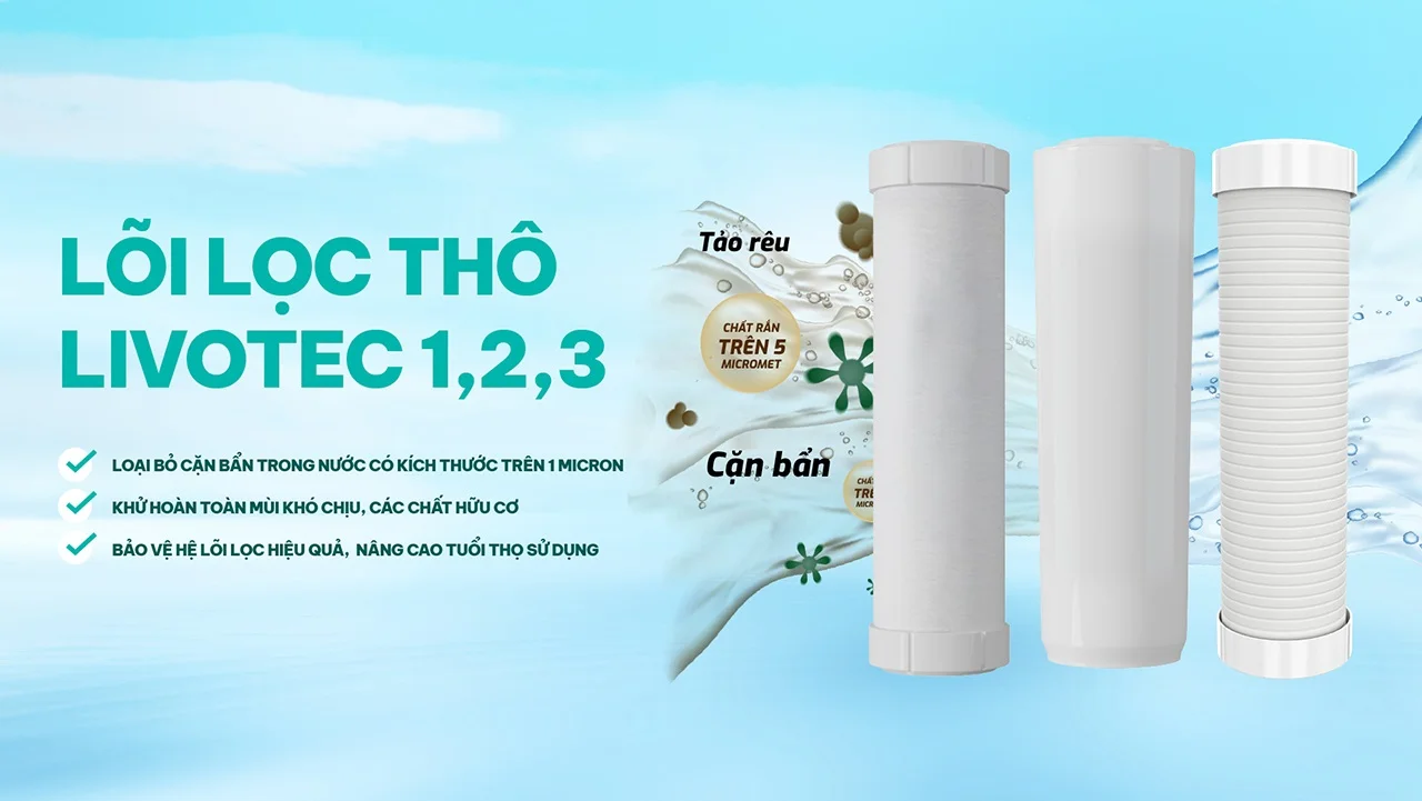 Máy lọc nước Karofi Livotec 218 