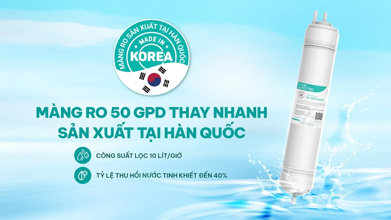 Máy lọc nước Karofi Livotec 218 