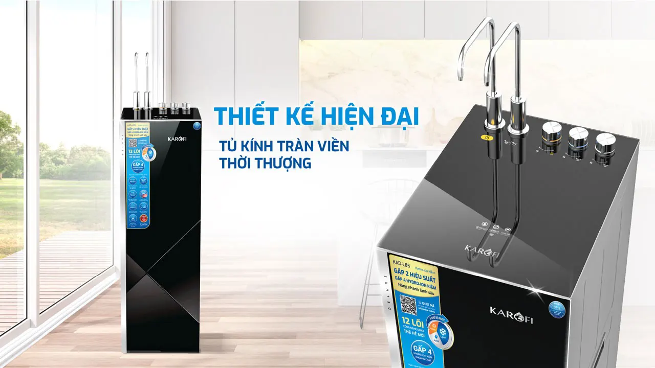 thiết kế thời thượng Máy lọc nước nóng lạnh Karofi Karofi KAD-L85