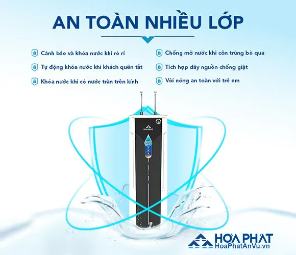 Máy lọc nước nóng lạnh Hòa Phát HWBS1B1021T