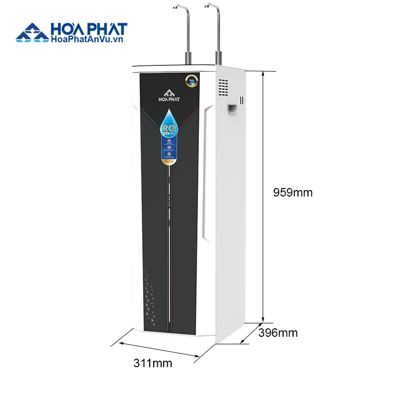 Thông số kỹ thuật Máy lọc nước RO nóng lạnh Hòa Phát HWBS1B1021T