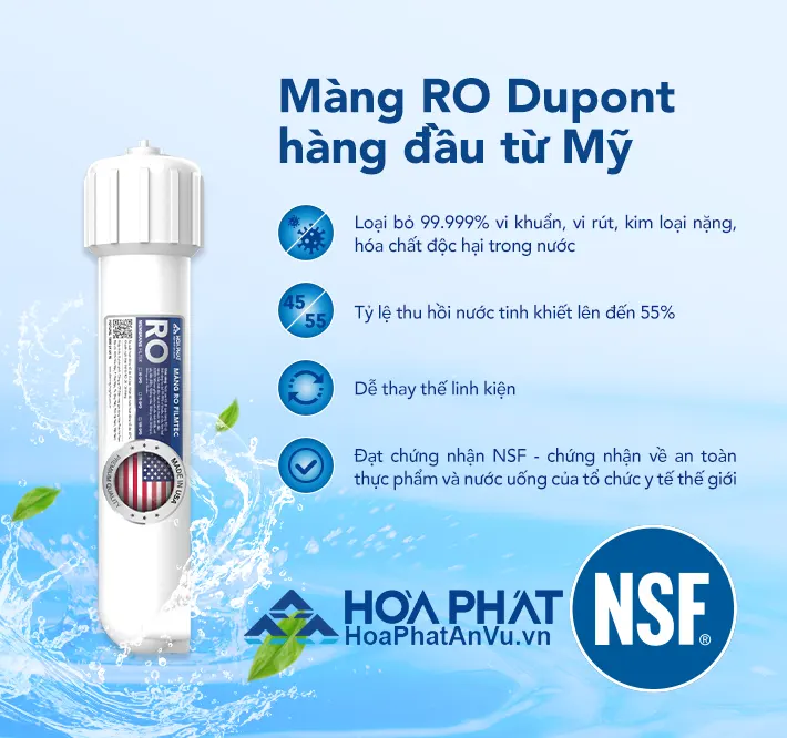 Máy lọc nước nóng lạnh Hòa Phát HWBS2B1021