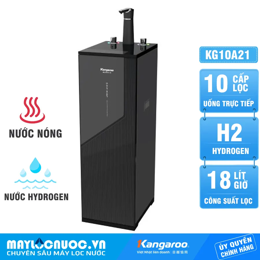 Máy lọc nước nóng nguội Kangaroo Messi KG10A21