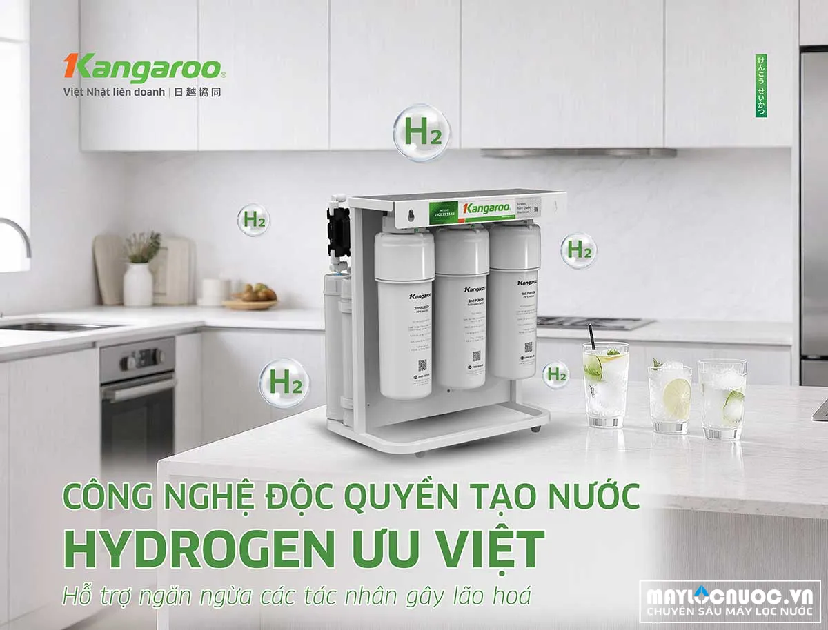 Máy lọc nước Kangaroo Hydrogen KG10K8H1 Máy lọc nước Kangaroo Hydrogen KG10K8H1