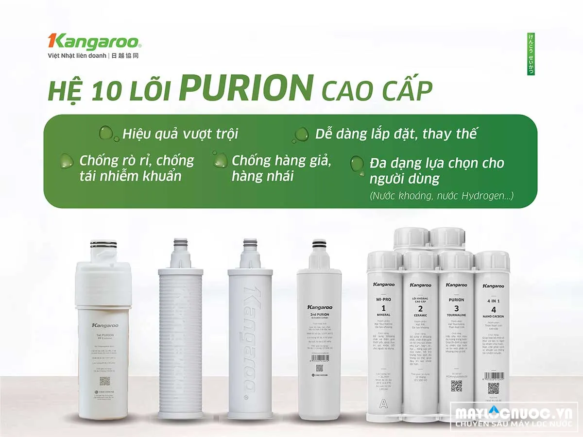 Máy lọc nước Kangaroo Hydrogen KG10S24H1