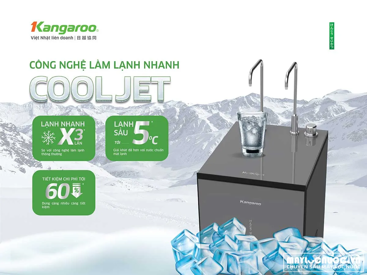Máy lọc nước Kangaroo Hydrogen nóng lạnh KG10S25H3