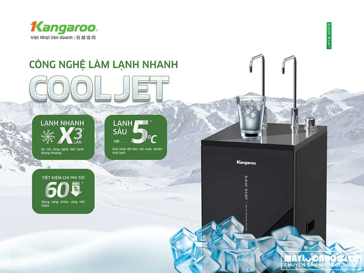 Máy lọc nước Kangaroo Hydrogen nóng lạnh KG12S3H3