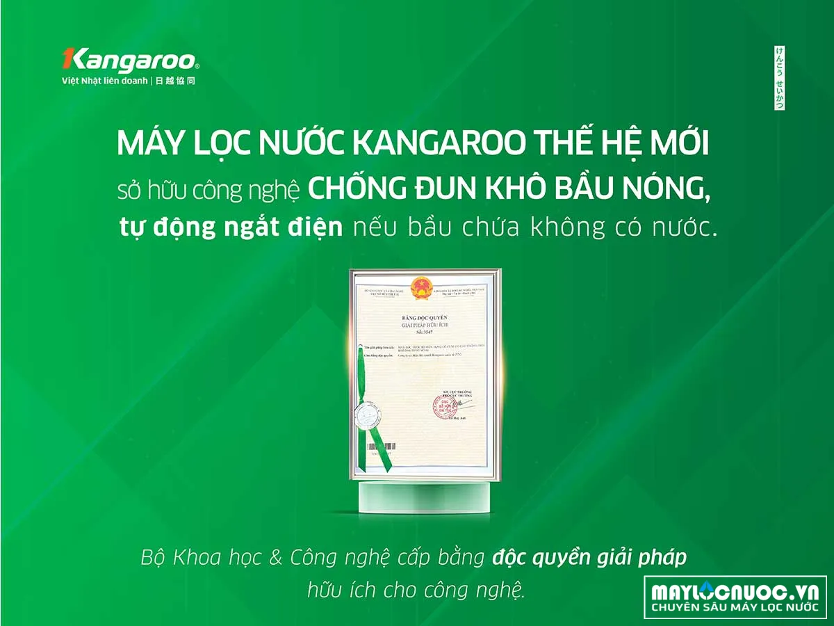 Máy lọc nước Kangaroo Hydrogen nóng lạnh KG12S3H3