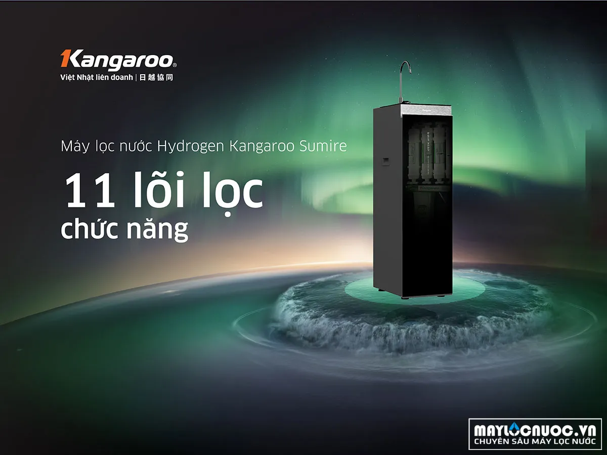 Máy lọc nước 11 lõi Kangaroo Hydrogen KG100H Máy lọc nước 11 lõi Kangaroo Hydrogen KG100H