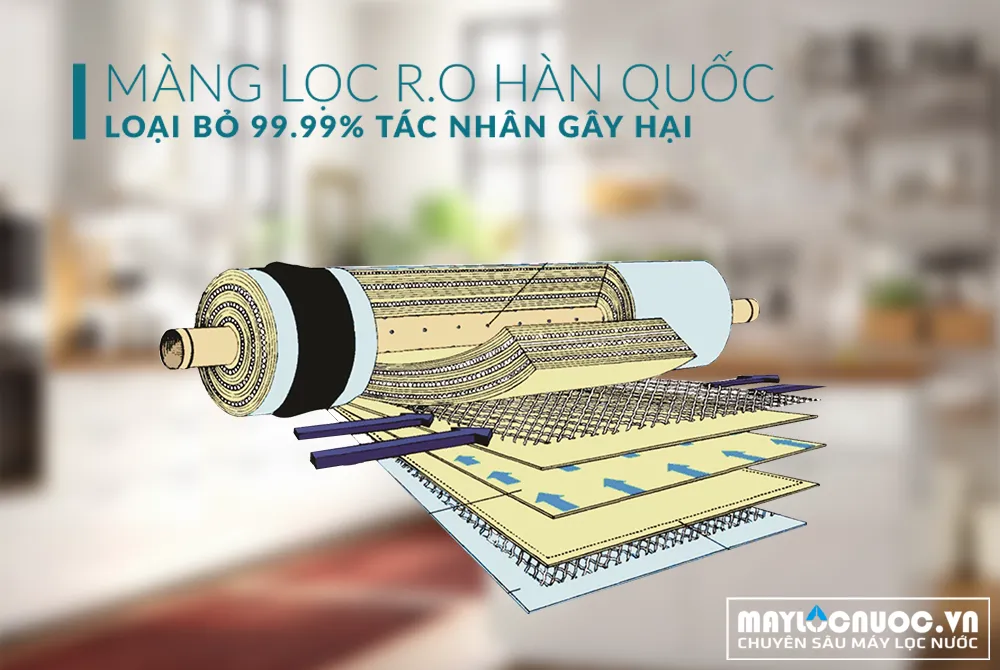 Máy lọc nước R.O không vỏ SUNHOUSE SHA88115KV 5