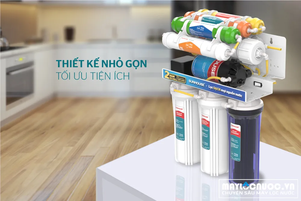 Máy lọc nước R.O không vỏ SUNHOUSE SHA8859KV 1