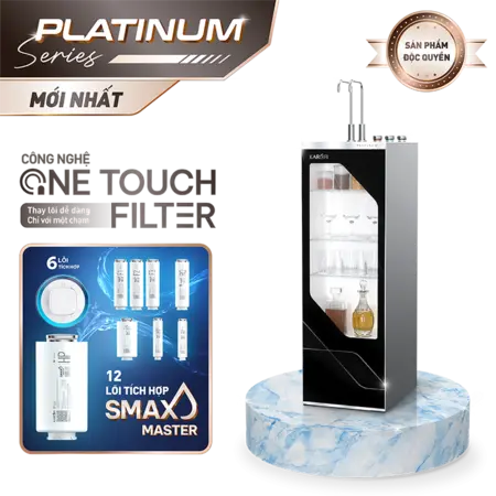 Máy lọc nước Karofi Platinum S66 nóng lạnh 12 lõi cao cấp, hiệu suất cao