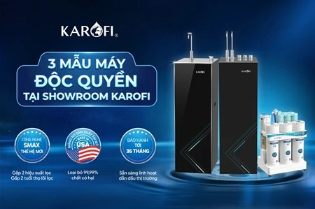 Khám phá 3 mẫu máy lọc nước Karofi độc quyền tại Showroom
