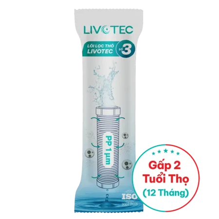 Lõi lọc nước Livotec số 3 PP 1 Micron