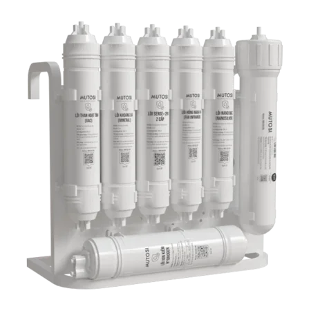 Máy lọc nước để gầm ion kiềm hydrogen Mutosi MP-U161H - 11 Lõi lọc