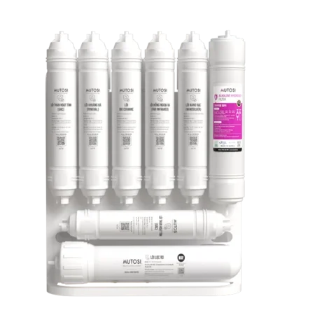 Máy lọc nước để gầm ion kiềm hydrogen Mutosi MP-U28H - 11 Lõi lọc