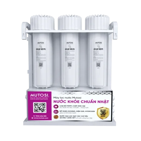 Máy lọc nước để gầm Mutosi MP-U106H - 10 lõi lọc