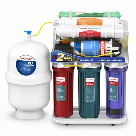 Máy lọc nước Sunhouse SHA88117KV - 10 Lõi lắp gầm